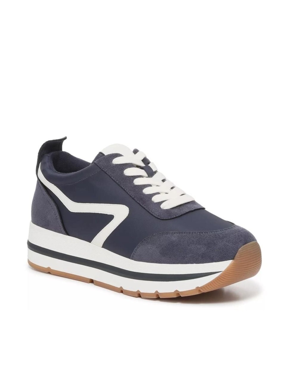 Women's Blue Rueben Platform Sneaker